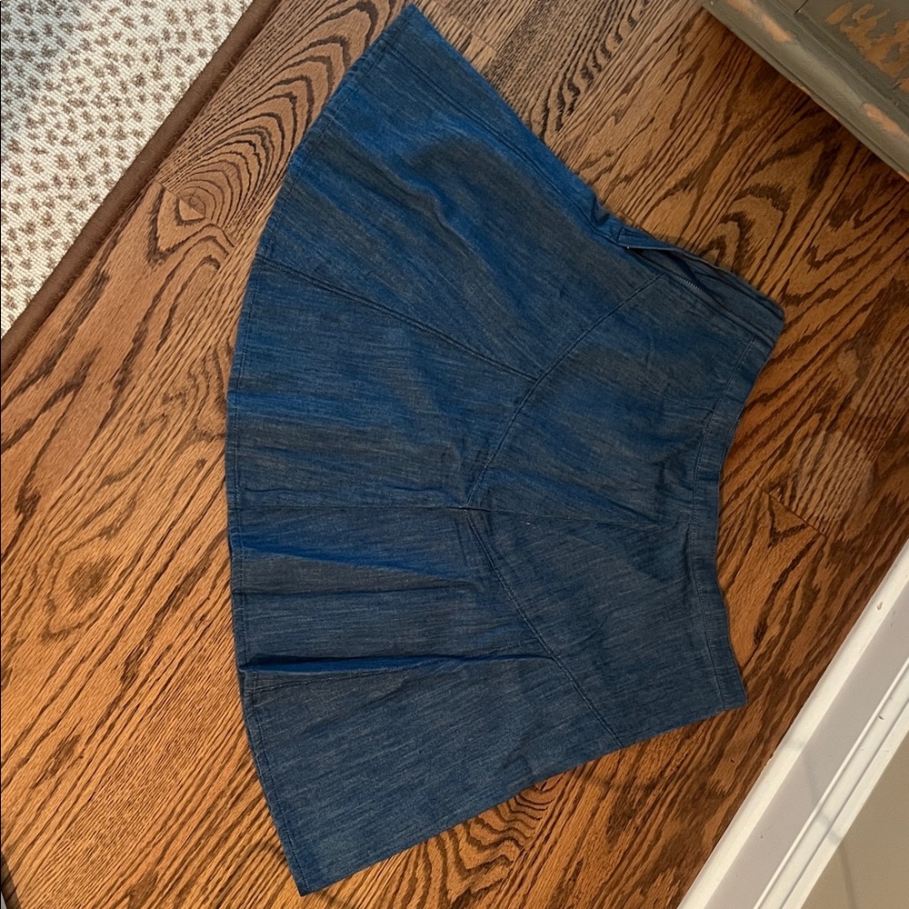 Madewell Indigo Skater Skirt